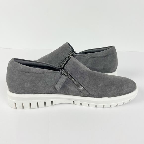 BLONDO Women's Faith Sneaker 9 Dark Grey Suede Waterproof Slip-on NWOB - Picture 3 of 13